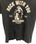 中古・古着 Hysteric Glamour (ヒステリックグラマー) ROCK W YOU 半袖カットソー ブラック サイズ:L：9000円