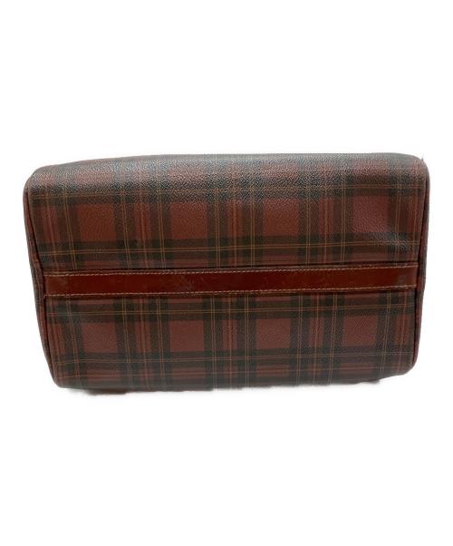 POLO RALPH LAUREN（ポロ・ラルフローレン）POLO RALPH LAUREN (ポロ・ラルフローレン) チェック ヴィンテージ ミニボストンバッグ ブラウンの古着・服飾アイテム