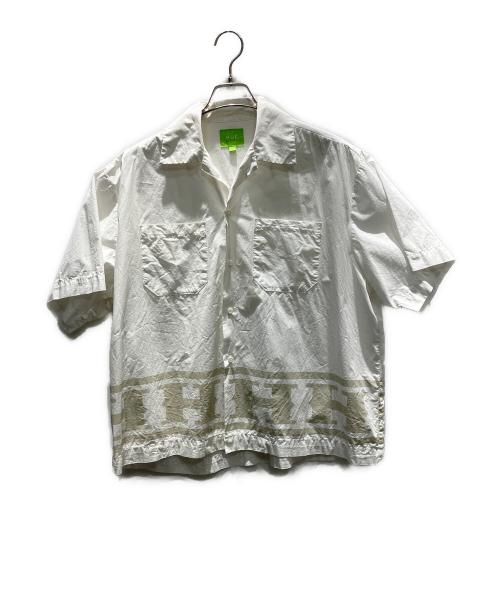 HUF（ハフ）HUF (ハフ) 半袖シャツ ホワイト サイズ:Mの古着・服飾アイテム