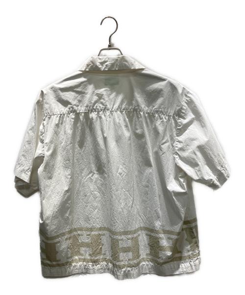 HUF（ハフ）HUF (ハフ) 半袖シャツ ホワイト サイズ:Mの古着・服飾アイテム