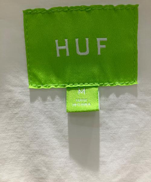 HUF（ハフ）HUF (ハフ) 半袖シャツ ホワイト サイズ:Mの古着・服飾アイテム