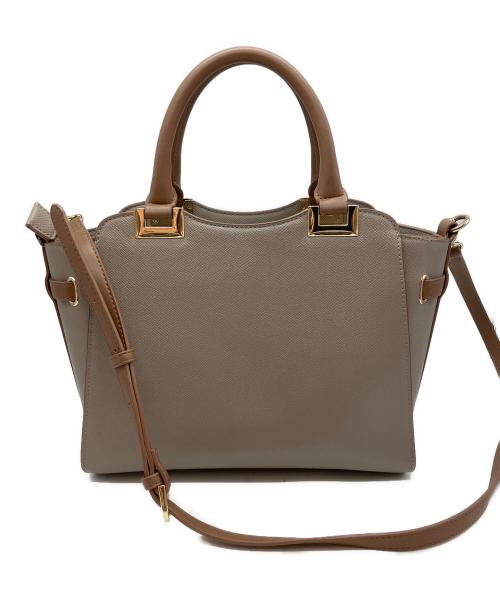 Samantha Vega（サマンサベガ）Samantha Vega (サマンサベガ) リボンモチーフハンドバッグ 2WAYバッグ ブラウンの古着・服飾アイテム