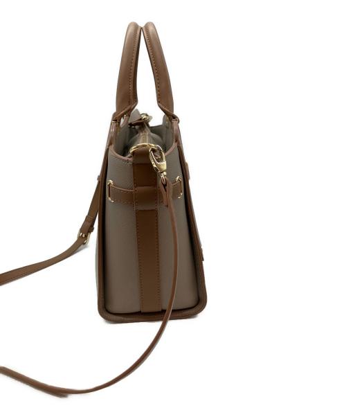 Samantha Vega（サマンサベガ）Samantha Vega (サマンサベガ) リボンモチーフハンドバッグ 2WAYバッグ ブラウンの古着・服飾アイテム