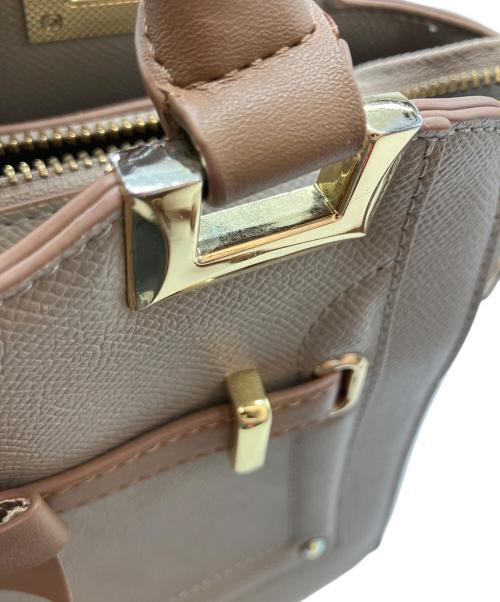 Samantha Vega（サマンサベガ）Samantha Vega (サマンサベガ) リボンモチーフハンドバッグ 2WAYバッグ ブラウンの古着・服飾アイテム