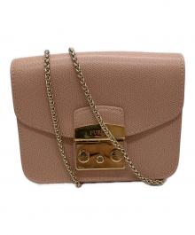 FURLA（フルラ）の古着「METROPOLIS ショルダーバッグ」｜ピンク