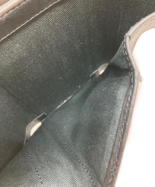 Vivienne Westwood（ヴィヴィアンウエストウッド）Vivienne Westwood (ヴィヴィアンウエストウッド) SMALL FRAME WALLET サフィアーノ レザー3つ折り財布 ブラックの古着・服飾アイテム