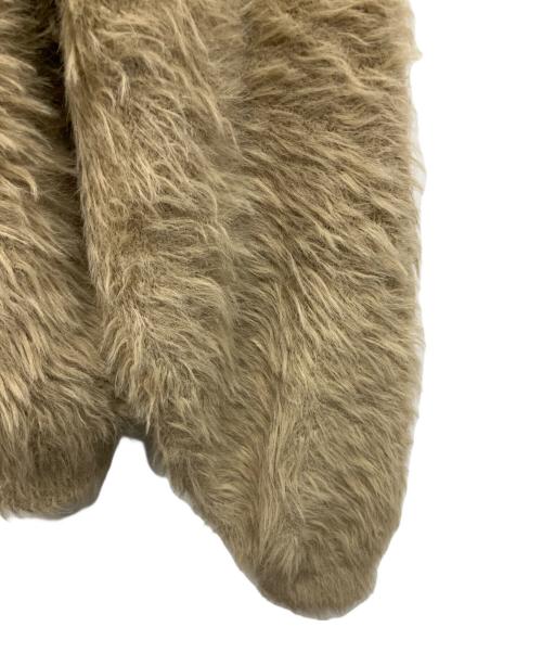 THUG CLUB（サグ クラブ）THUG CLUB (サグ クラブ) Pack Fur Zip-up Hoodie ジップパーカー ブラウン サイズ:2の古着・服飾アイテム