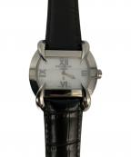 CHARRIOLシャリオール）の古着「クォーツ レザーベルト 00542 リストウォッチ」｜ホワイト