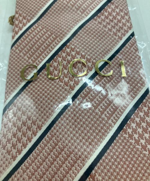GUCCI（グッチ）GUCCI (グッチ) ネクタイ ピンク サイズ:不明の古着・服飾アイテム
