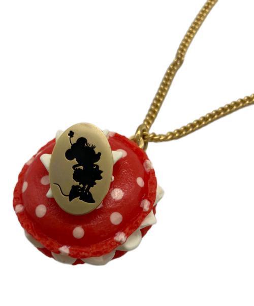 Q-pot.（キューポット）Q-pot. (キューポット) DISNEY (ディズニー) ミニー ポルカドットマカロン ネックレスの古着・服飾アイテム