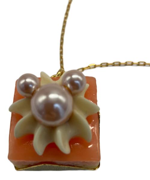 Q-pot.（キューポット）Q-pot. (キューポット) DISNEY (ディズニー) ミッキー ストロベリープチケーキ ネックレスの古着・服飾アイテム