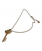 Q-pot.×DISNEYキューポット×ディズニー）の古着「チェシャ猫 鍵型 ネックレス」