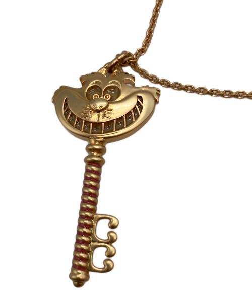 Q-pot.（キューポット）Q-pot. (キューポット) DISNEY (ディズニー) チェシャ猫 鍵型 ネックレスの古着・服飾アイテム