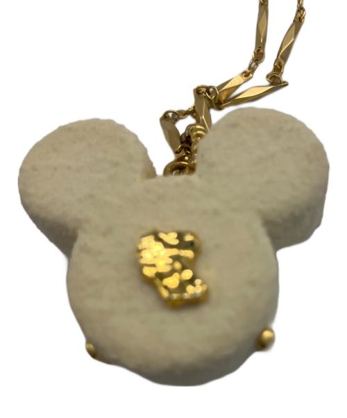 Q-pot.（キューポット）Q-pot. (キューポット) DISNEY (ディズニー) ミッキー ホワイトリュクスショコラ ネックレスの古着・服飾アイテム