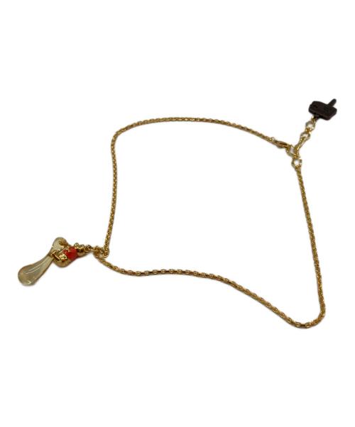 Q-pot.（キューポット）Q-pot. (キューポット) DISNEY (ディズニー) プーさん 瓶付 ネックレスの古着・服飾アイテム