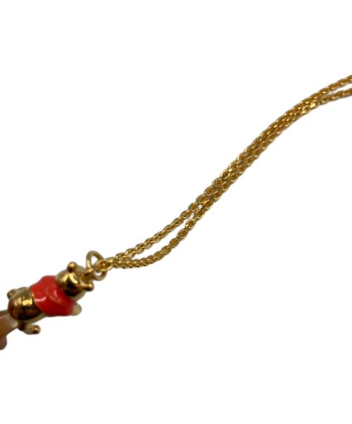 Q-pot.（キューポット）Q-pot. (キューポット) DISNEY (ディズニー) プーさん 瓶付 ネックレスの古着・服飾アイテム