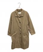 MHLエムエイチエル）の古着「ステンカラーコート」｜カーキ