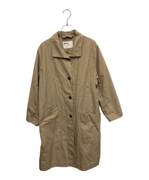 MHL（エムエイチエル）MHL (エムエイチエル) ステンカラーコート カーキ サイズ:Ⅱの古着・服飾アイテム
