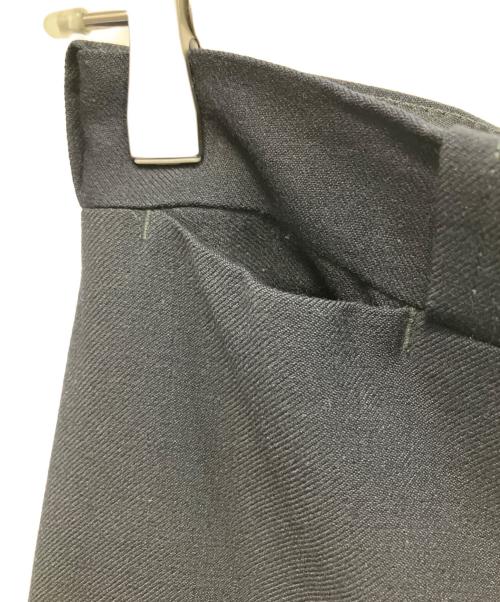 不明（フメイ）不明 (フメイ) 60s CONMARジップ ウールギャバ？ ヴィンテージスラックス ブラック サイズ:W30の古着・服飾アイテム