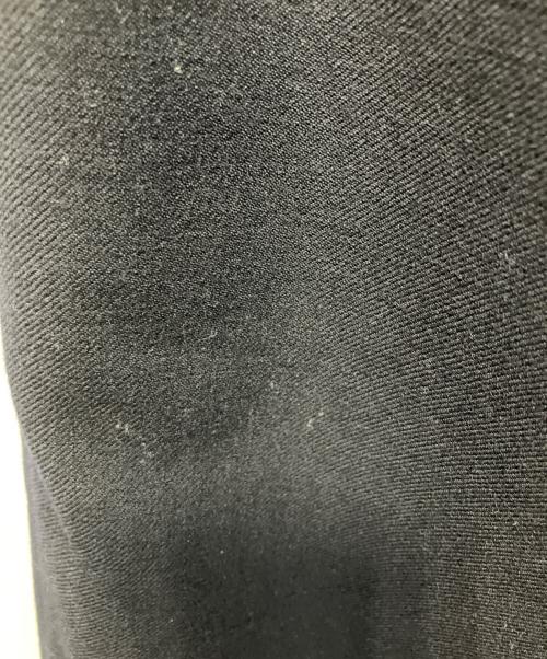 不明（フメイ）不明 (フメイ) 60s CONMARジップ ウールギャバ？ ヴィンテージスラックス ブラック サイズ:W30の古着・服飾アイテム