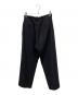 不明 (フメイ) 60s CONMARジップ ウールギャバ？ ヴィンテージスラックス ブラック サイズ:W30：20000円