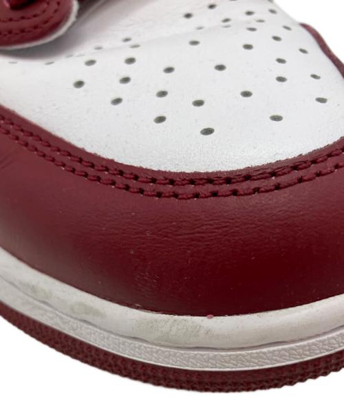 NIKE（ナイキ）NIKE (ナイキ) ジョーダン 1 レトロ ハイ OG ハイカットスニーカー ボルドー×ホワイト サイズ:27cmの古着・服飾アイテム