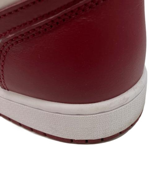 NIKE（ナイキ）NIKE (ナイキ) ジョーダン 1 レトロ ハイ OG ハイカットスニーカー ボルドー×ホワイト サイズ:27cmの古着・服飾アイテム