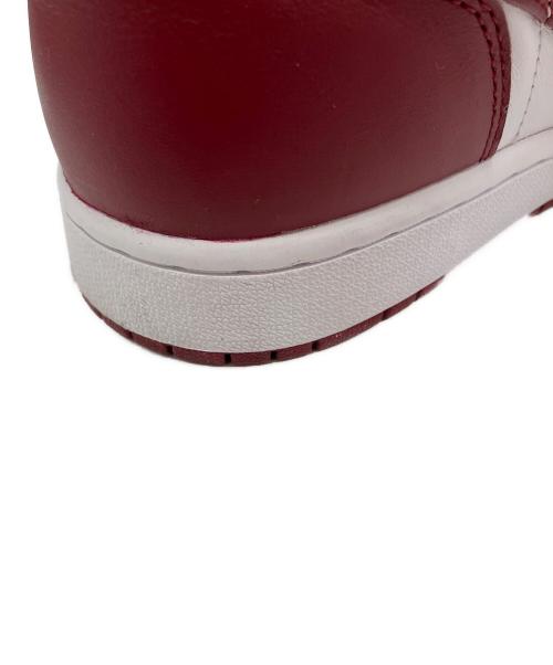 NIKE（ナイキ）NIKE (ナイキ) ジョーダン 1 レトロ ハイ OG ハイカットスニーカー ボルドー×ホワイト サイズ:27cmの古着・服飾アイテム