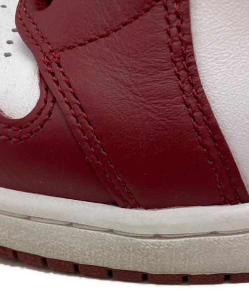 NIKE（ナイキ）NIKE (ナイキ) ジョーダン 1 レトロ ハイ OG ハイカットスニーカー ボルドー×ホワイト サイズ:27cmの古着・服飾アイテム