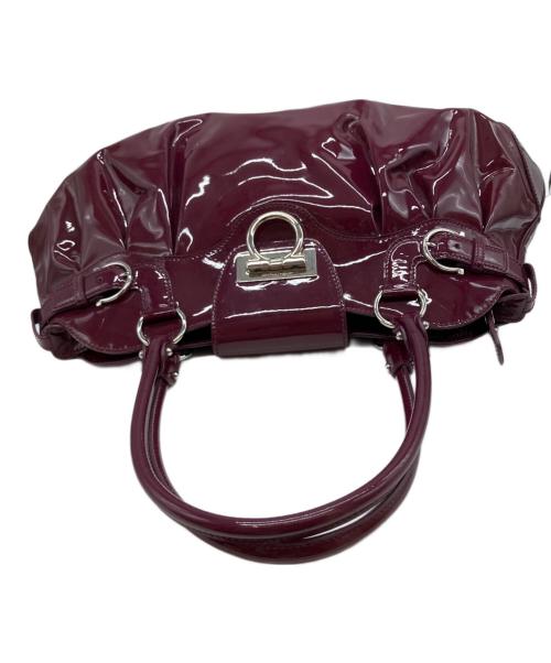 Salvatore Ferragamo（サルヴァトーレ フェラガモ）Salvatore Ferragamo (サルヴァトーレ フェラガモ) ガンチーニ AB-21 5370 ハンドバッグ レッドの古着・服飾アイテム