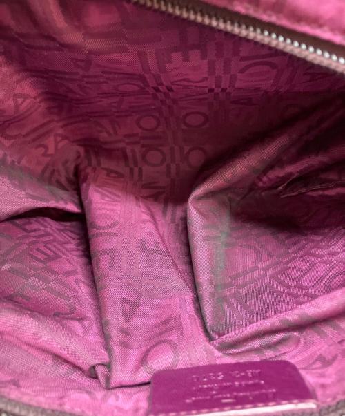 Salvatore Ferragamo（サルヴァトーレ フェラガモ）Salvatore Ferragamo (サルヴァトーレ フェラガモ) ガンチーニ AB-21 5370 ハンドバッグ レッドの古着・服飾アイテム