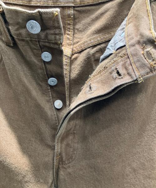LEVI'S（リーバイス）LEVI'S (リーバイス) ケミカルウォッシュデニムパンツ ブラウン サイズ:W32の古着・服飾アイテム