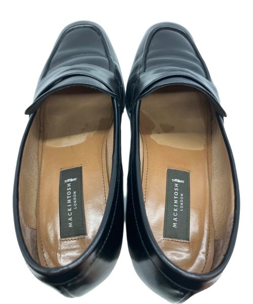MACKINTOSH LONDON（マッキントッシュ ロンドン）MACKINTOSH LONDON (マッキントッシュ ロンドン) ヒールローファー ブラック サイズ:22.5cmの古着・服飾アイテム