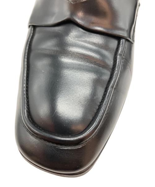 MACKINTOSH LONDON（マッキントッシュ ロンドン）MACKINTOSH LONDON (マッキントッシュ ロンドン) ヒールローファー ブラック サイズ:22.5cmの古着・服飾アイテム