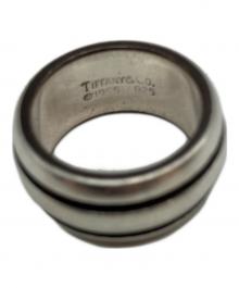 TIFFANY & Co.（ティファニー）の古着「グルーブド ダブル リング シルバーリング」｜シルバー