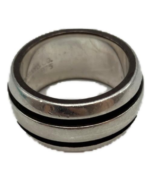 TIFFANY & Co.（ティファニー）TIFFANY & Co. (ティファニー) グルーブド ダブル リング シルバーリング シルバー サイズ:９号の古着・服飾アイテム