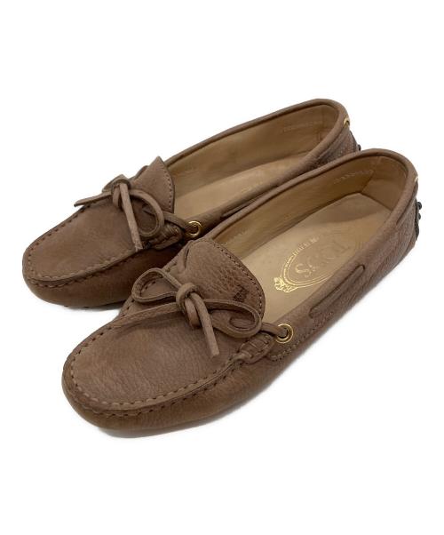TOD'S（トッズ）TOD'S (トッズ) ドライビングシューズ ブラウン サイズ:34の古着・服飾アイテム