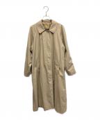 Burberry'sバーバリー）の古着「70-90sステンカラーコート」｜ベージュ