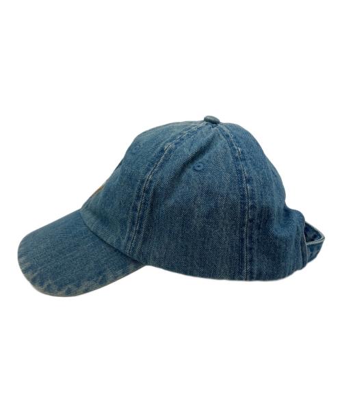 POLO RALPH LAUREN（ポロ・ラルフローレン）POLO RALPH LAUREN (ポロ・ラルフローレン) デニムキャップ ブルー サイズ:ONEの古着・服飾アイテム