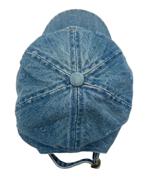 POLO RALPH LAUREN（ポロ・ラルフローレン）POLO RALPH LAUREN (ポロ・ラルフローレン) デニムキャップ ブルー サイズ:ONEの古着・服飾アイテム