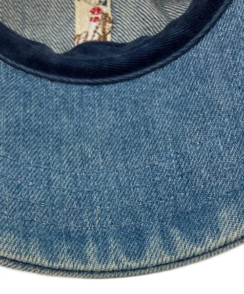POLO RALPH LAUREN（ポロ・ラルフローレン）POLO RALPH LAUREN (ポロ・ラルフローレン) デニムキャップ ブルー サイズ:ONEの古着・服飾アイテム