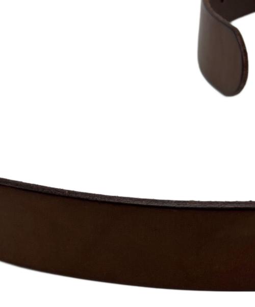 POLO RALPH LAUREN（ポロ・ラルフローレン）POLO RALPH LAUREN (ポロ・ラルフローレン) レザーベルト ブラウンの古着・服飾アイテム