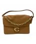 COACH（コーチ）の古着「チェーン タビー ショルダー バッグ 30 M2422 2WAYバッグ」｜ブラウン