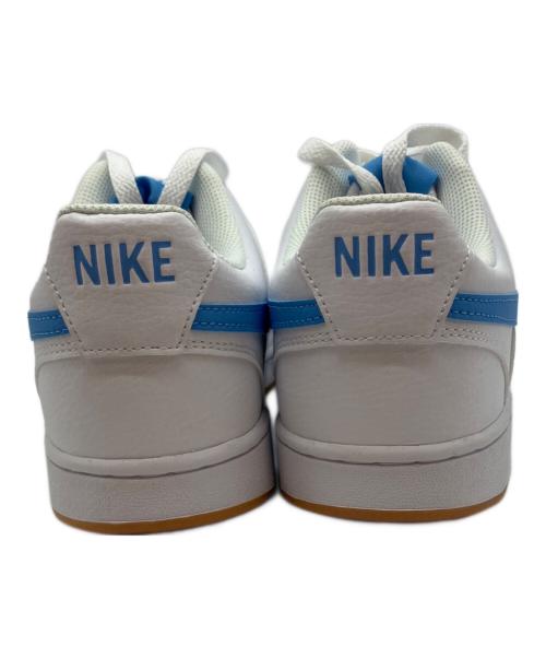 NIKE（ナイキ）NIKE (ナイキ) Court Vision Low コート ビジョン ロー ローカットスニーカー ホワイト×スカイブルー サイズ:26㎝の古着・服飾アイテム