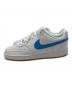 NIKE (ナイキ) Court Vision Low コート ビジョン ロー ローカットスニーカー ホワイト×スカイブルー サイズ:26㎝：5000円