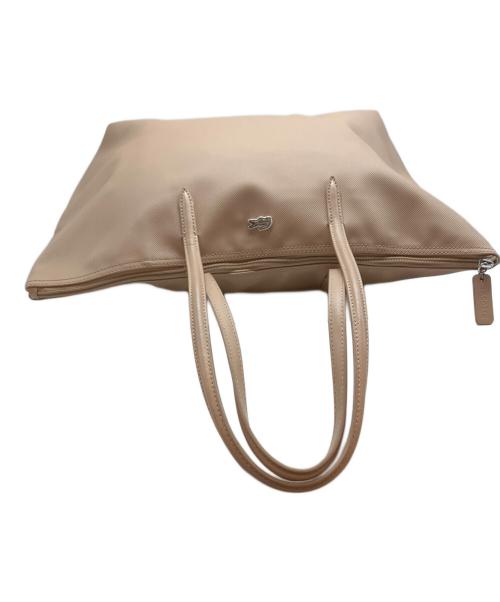 LACOSTE（ラコステ）LACOSTE (ラコステ) L.12.12 コンセプト プチピケ ラージ トートバッグ ピンクの古着・服飾アイテム