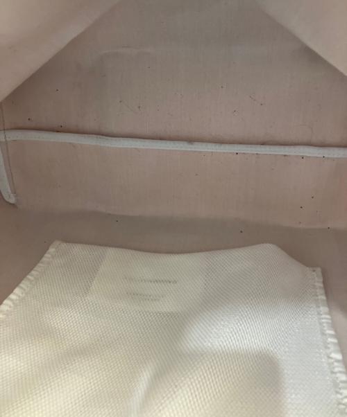 LACOSTE（ラコステ）LACOSTE (ラコステ) L.12.12 コンセプト プチピケ ラージ トートバッグ ピンクの古着・服飾アイテム