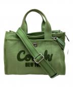 COACHコーチ）の古着「カーゴ トート B2457 2WAYバッグ」｜グリーン