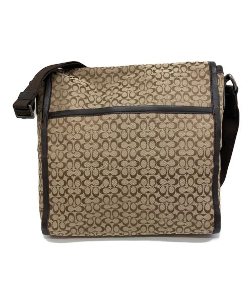 COACH（コーチ）COACH (コーチ) シグネチャー  A1373 ショルダーバッグ ベージュ×ブラウンの古着・服飾アイテム