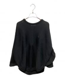 MAISON CIRCLE（メゾンサークル）の古着「薄手ニット」｜ブラック